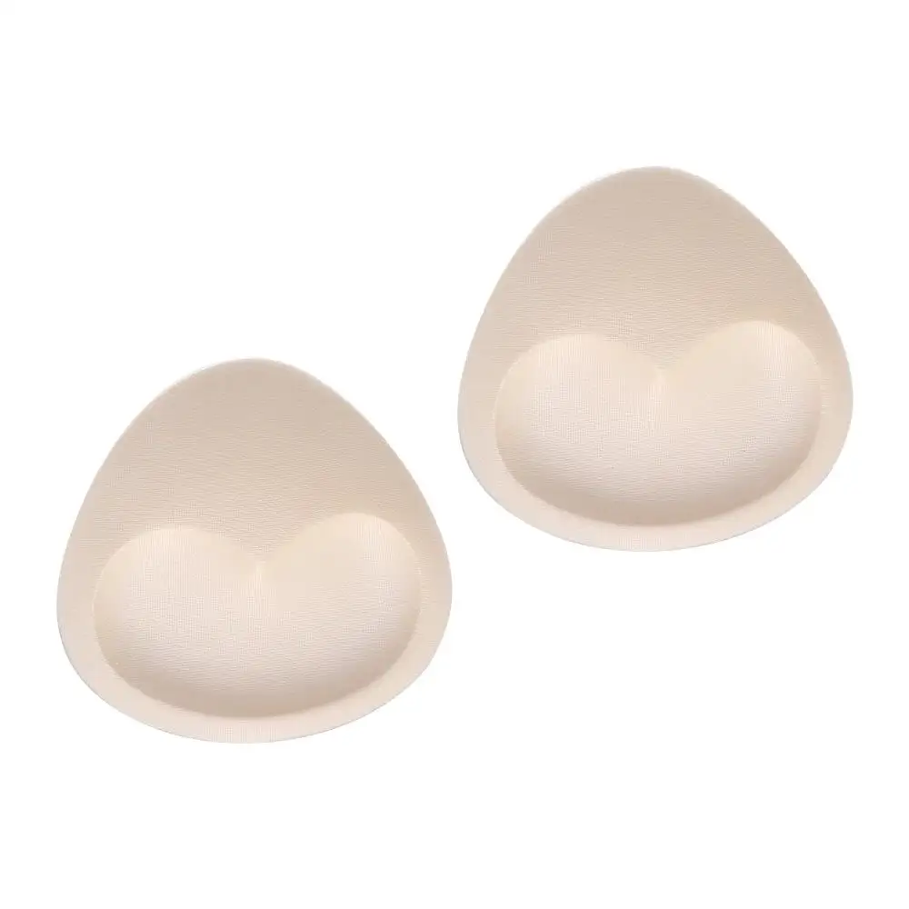 อุปกรณ์เสริม Push Up Inserts ถ้วยฟองน้ํา Pad หัวใจสามเหลี่ยม Breast Bra Inserts หน้าอกหนาหน้าอก Pads ผู้หญิงหน้าอกถ้วย