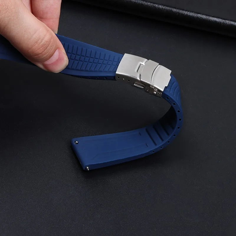 20/22/24mm Quick Release Silicone Watch Band Smart Watch Rubber Strap Sport Bracelet  for Huawei for Samsung Universal Wristbelt