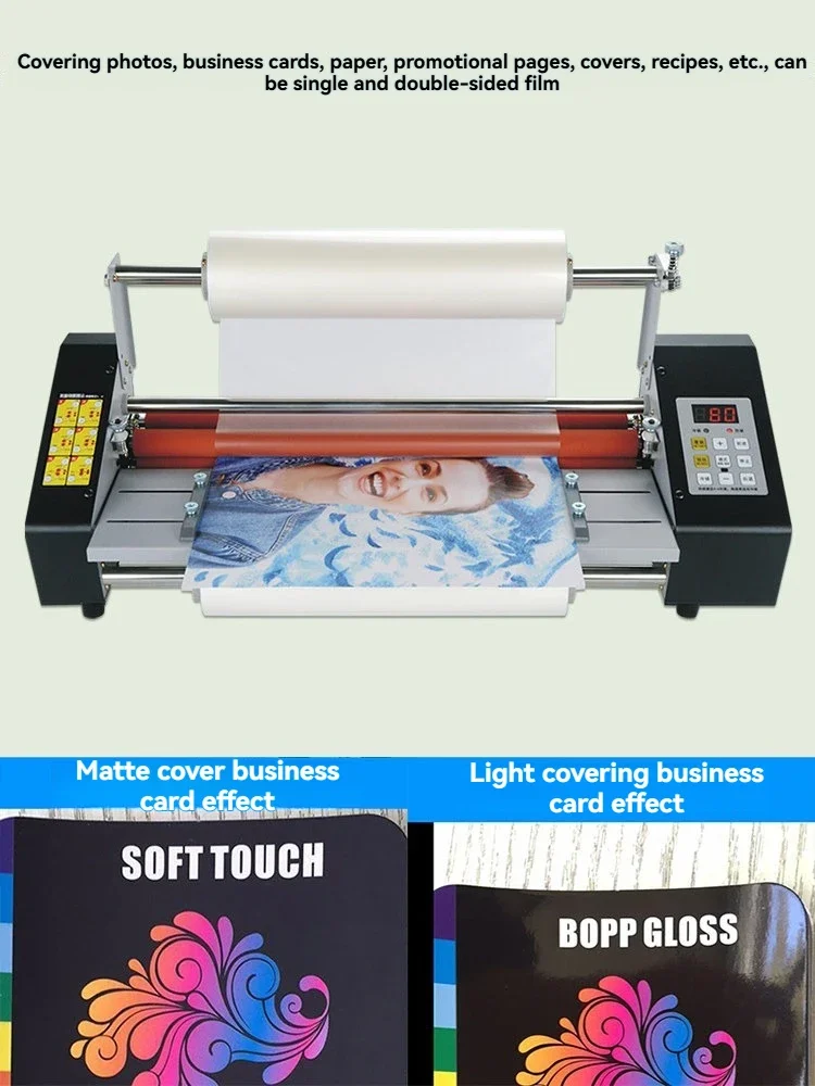 Automatic Laminator Electric Laminating Machine Household Film Photo Cold Peritoneal A3a4 Small Advertising Photo Film Machine