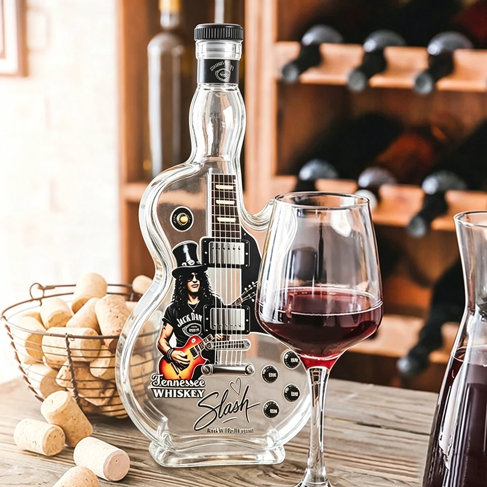 Gitarrenförmiger Retro-Rock-St – Wine Beer Liquor Bewertung und Preis