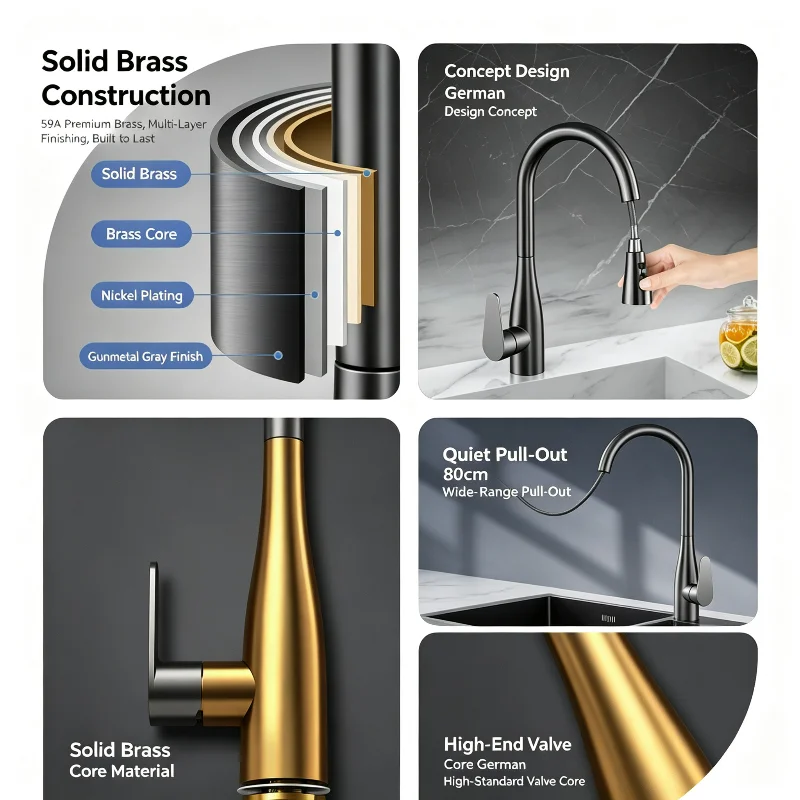 Bestseller Ausziehbare Küchena – Commercial Kitchen Tap With Spray Bewertung und Preis