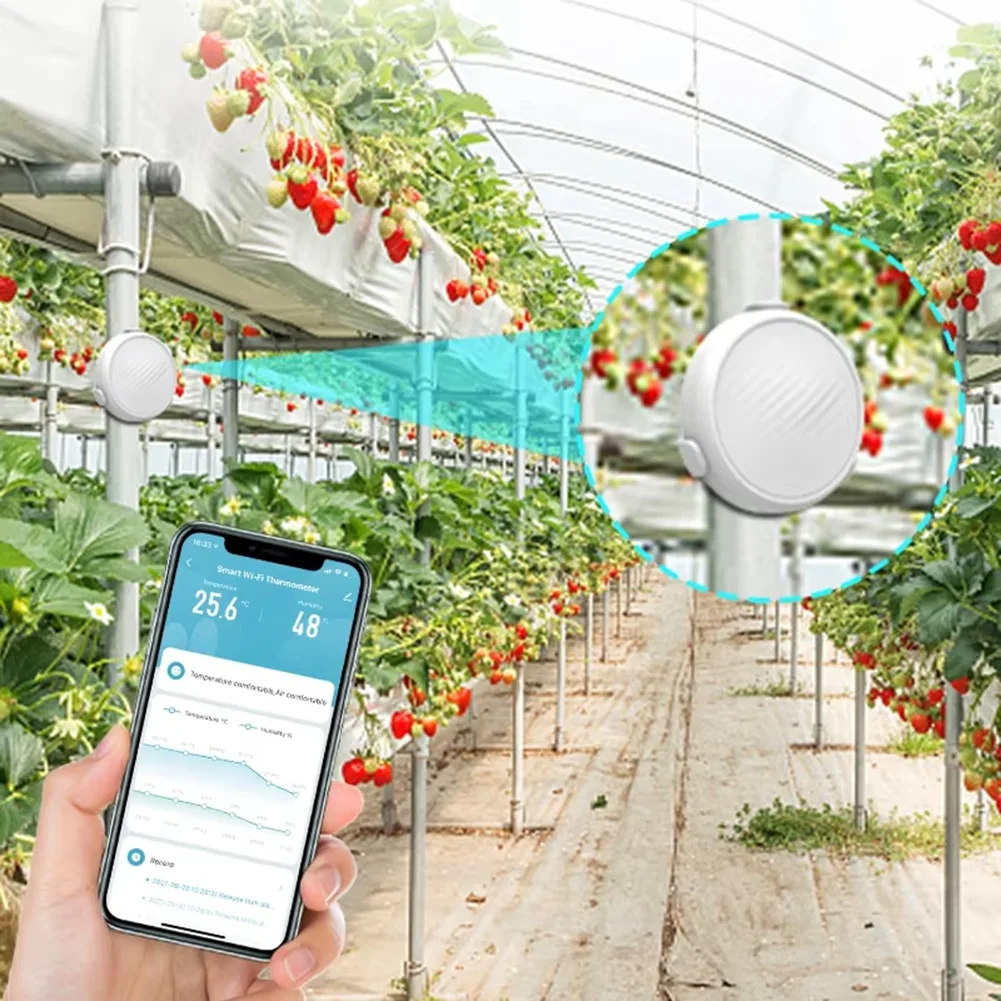 

A37T-Mini Wi-Fi беспроводной комнатный термометр и гигрометр, интеллектуальный регистратор данных о температуре и влажности