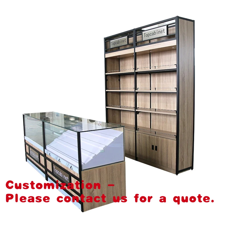 

Customize.High-end Tea Display Cabinet Commercial Display Cabinets Design Tobacco Wine Display Cabinet