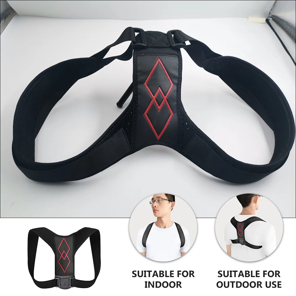 

1pc Invisible Posture Belt Trainer Ergonomic PU Health Posture Corrector Belt Invisible Back Brace Care Body Brace