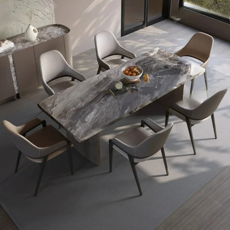 Replica Accent Salon Dining Chairs Mid Century Patio Hotel Throne Dining Chairs Luxury Mesas De Restaurante Kitchen Furniture