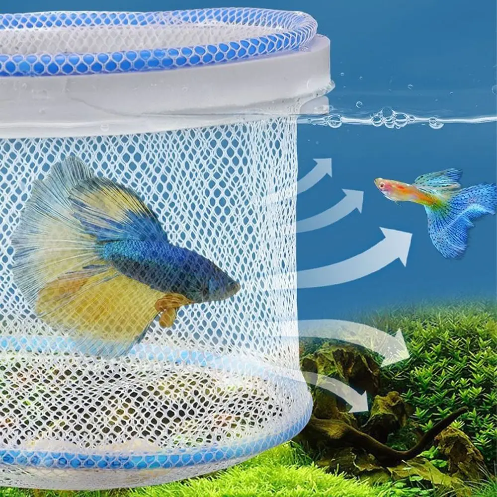 

Aquarium Tool Ventilated Guppy Breeding Net Nylon Portable Fish Tank Isolation Box Permeable Breeding Net Home Aquarium