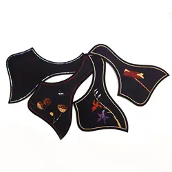 Acoustic Guitar Pickguard Rosewood Solid Wood Inlaid Inlaid Abalone Flower for 40-43 Inch Acoustic Guitar Scratch Plate