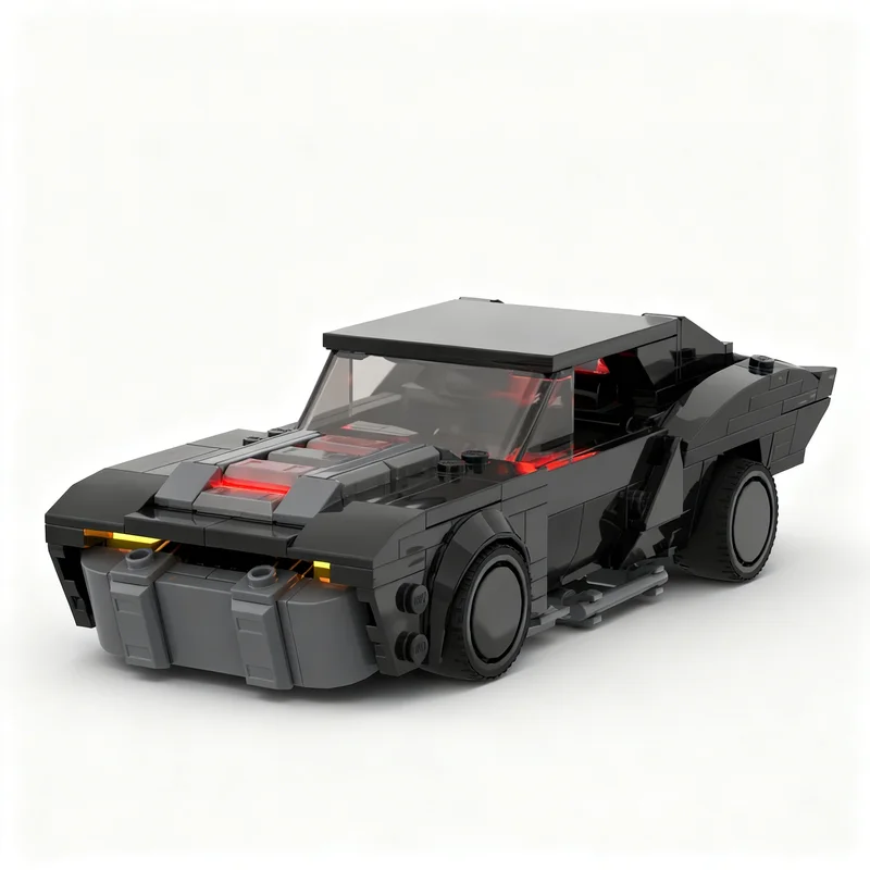 

337PCS MOC Hero Movie Wb Games Vengeance Batmobile Model Building Blocks Display DIY Creative Building Blocks Gift Assembly Set