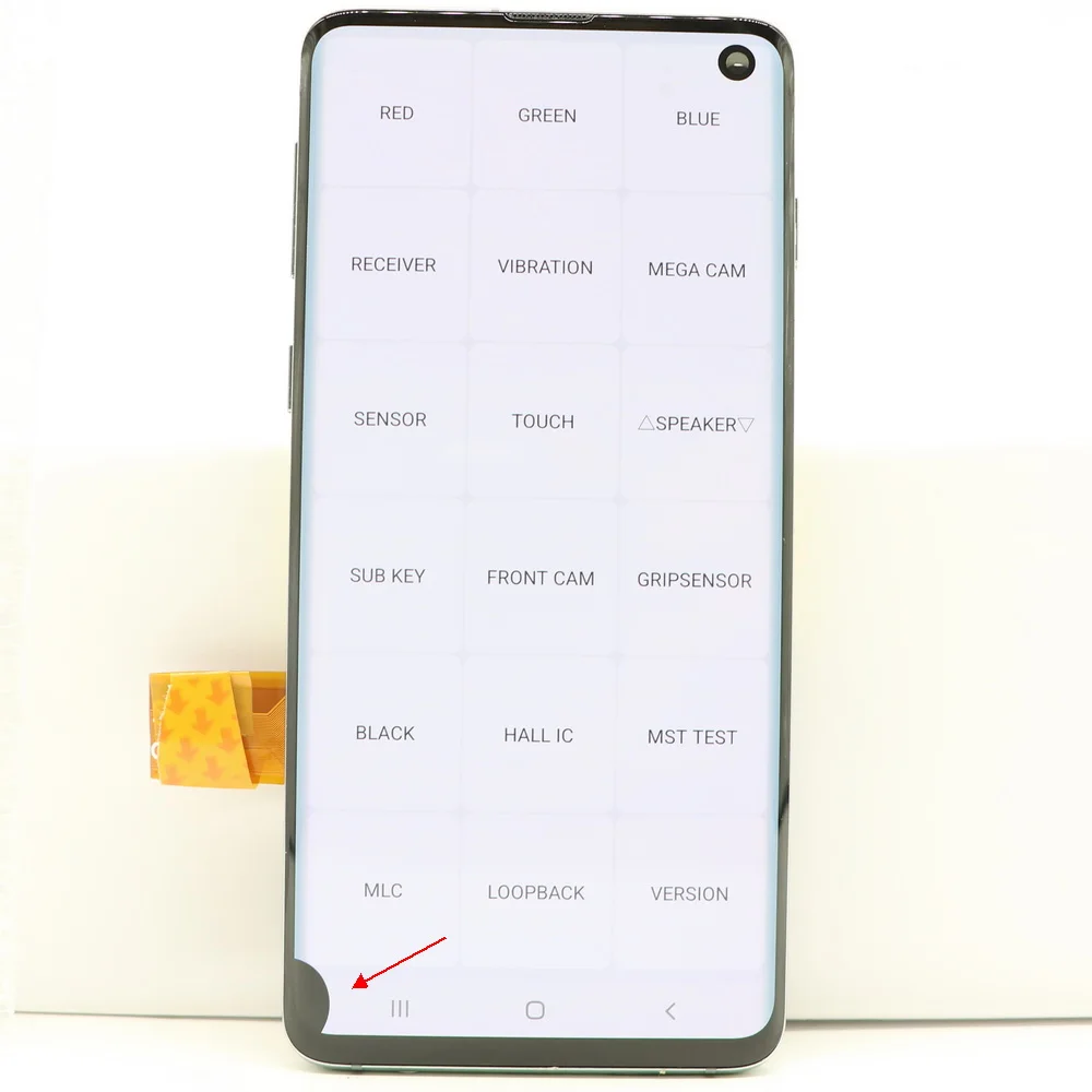 With defects For Samsung Galaxy S10 AMOLED G973 G973F LCD Display Touch Screen Digitizer Assembly Replacement 100% testing