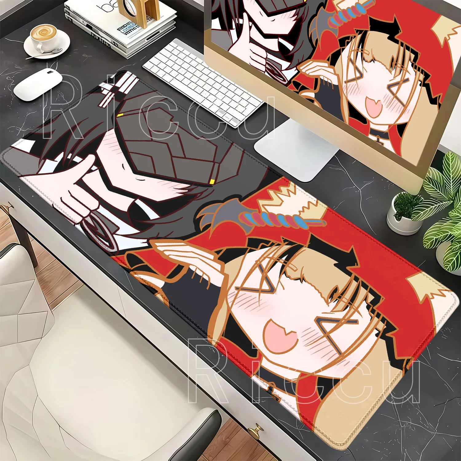 New Mouse Pad Rossi Arknights Endfield PC Gaming Overlock Office Mousepad Anime Girl Cute Non-slip Base HD Printing XXL Desk Mat