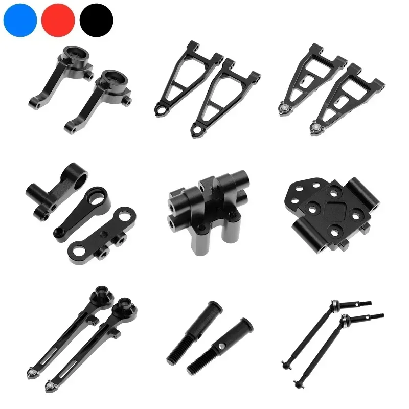 Metal Upgrade Parts Accessories Kit Front and Rear Arm Upright Shock Tower Drive Shaft Set for Tamiya BBX BB01 BB-01 1/10 RC Car