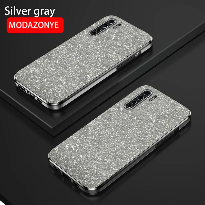 For OPPO Reno 3 Case Electroplating Colorful Soft Glitter TPU Cellphone Cover Luxury OPPO Reno3 Phone Case