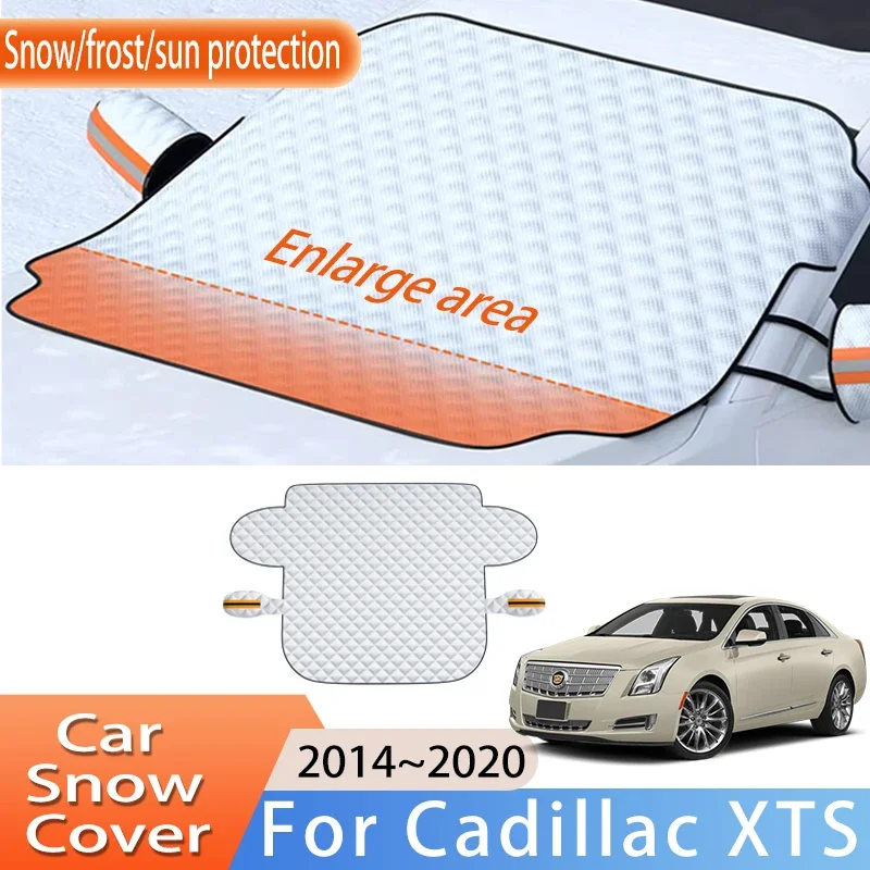 

Car Accessories For Cadillac XTS 2014~2020 2015 2016 Front Windscreen Snow Cover Ice Frost Sun Protector Waterproof Auto Parts