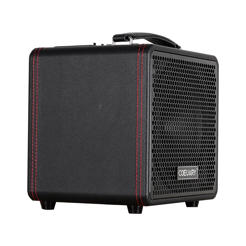 Kodel AT5 electric guitar speaker box, portable with drum machine effect device, practice playing, charging, monitoring speaker
