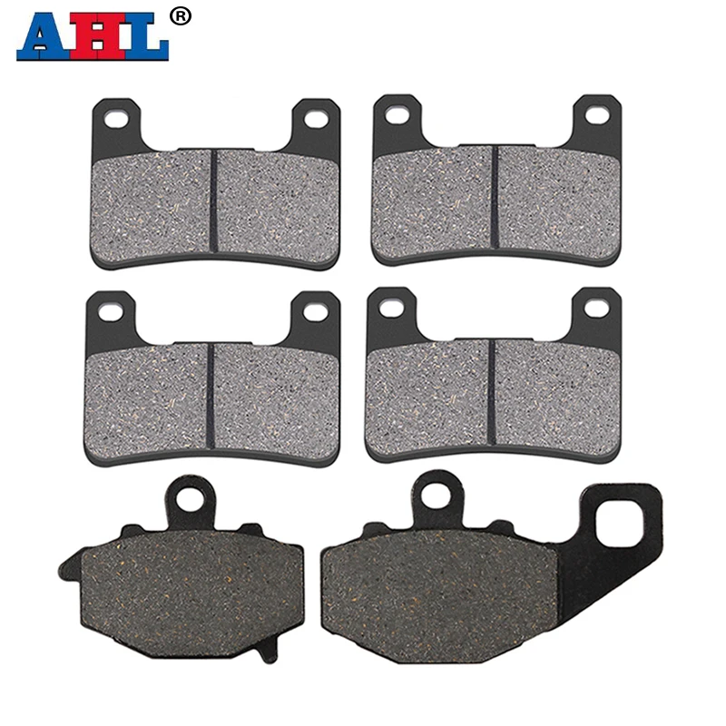 AHL Motorcycle Front & Rear Brake Pads Kit for KAWASAKI Z1000 ZR1000 Ninja 1000 ABS 2010-14 ZX1000G ZX10R ZX-10R ZX1000 ZX 10R