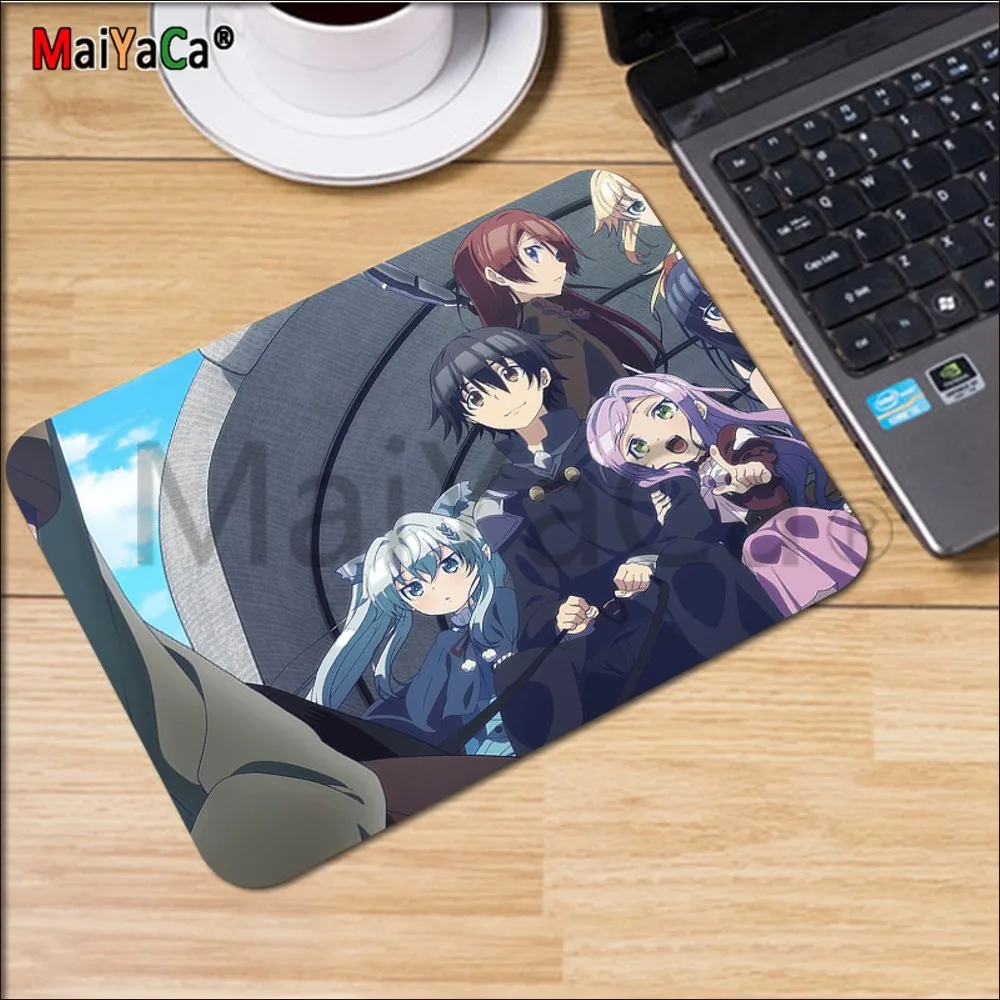 A Certain Scientific Railgun Mousepad Rubber Small Thickened Mouse Pad Gaming Keyboard Table Mat Office Supplies Room Decor