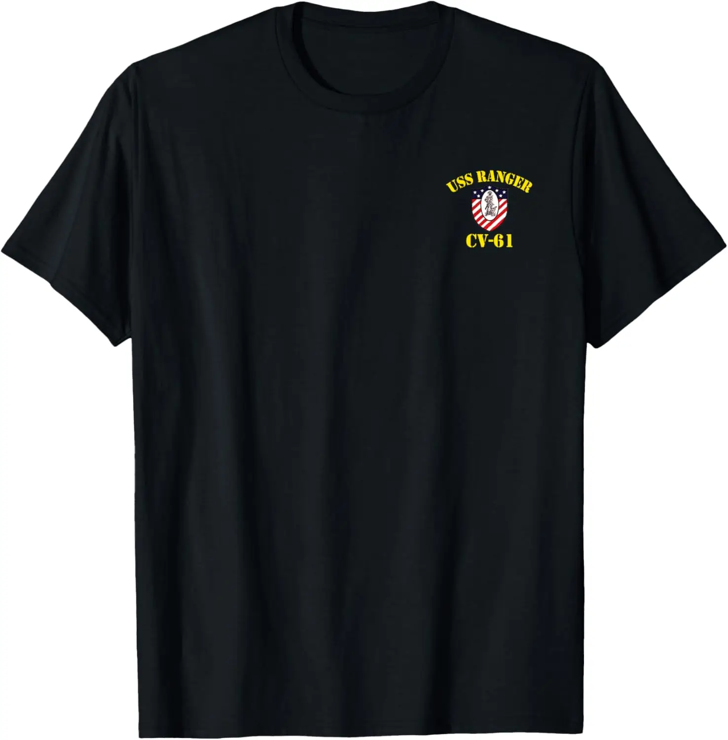 USS Ranger CV-61 Veteran Shirt Patriotic Veterans Day Dad T-Shirt