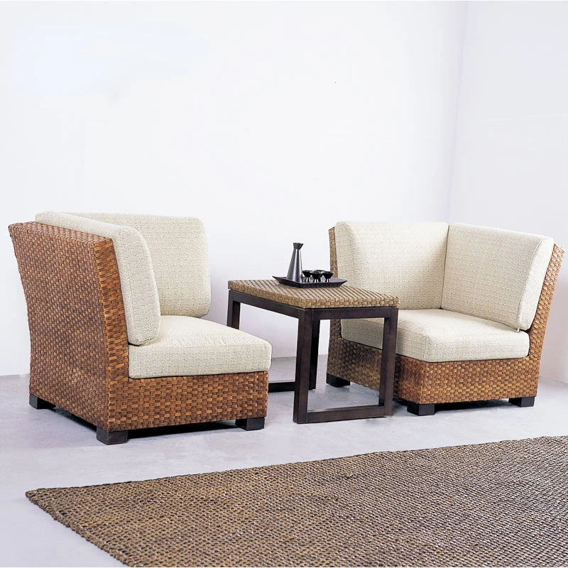 Vine sofa combination living room three person Vine sofa coffee table combination