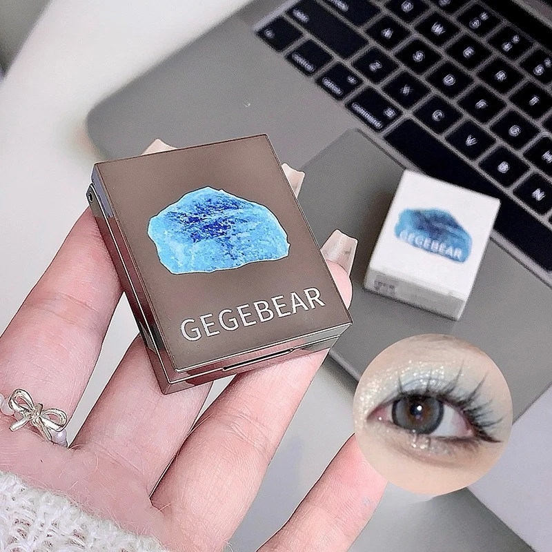 1 szt. Cień do powiek, rozświetlacz, wielofunkcyjny puder, perłowy, błyszczący, długotrwały, pojedyncze kolory, wielofunkcyjny puder, kosmetyki dla kobiet