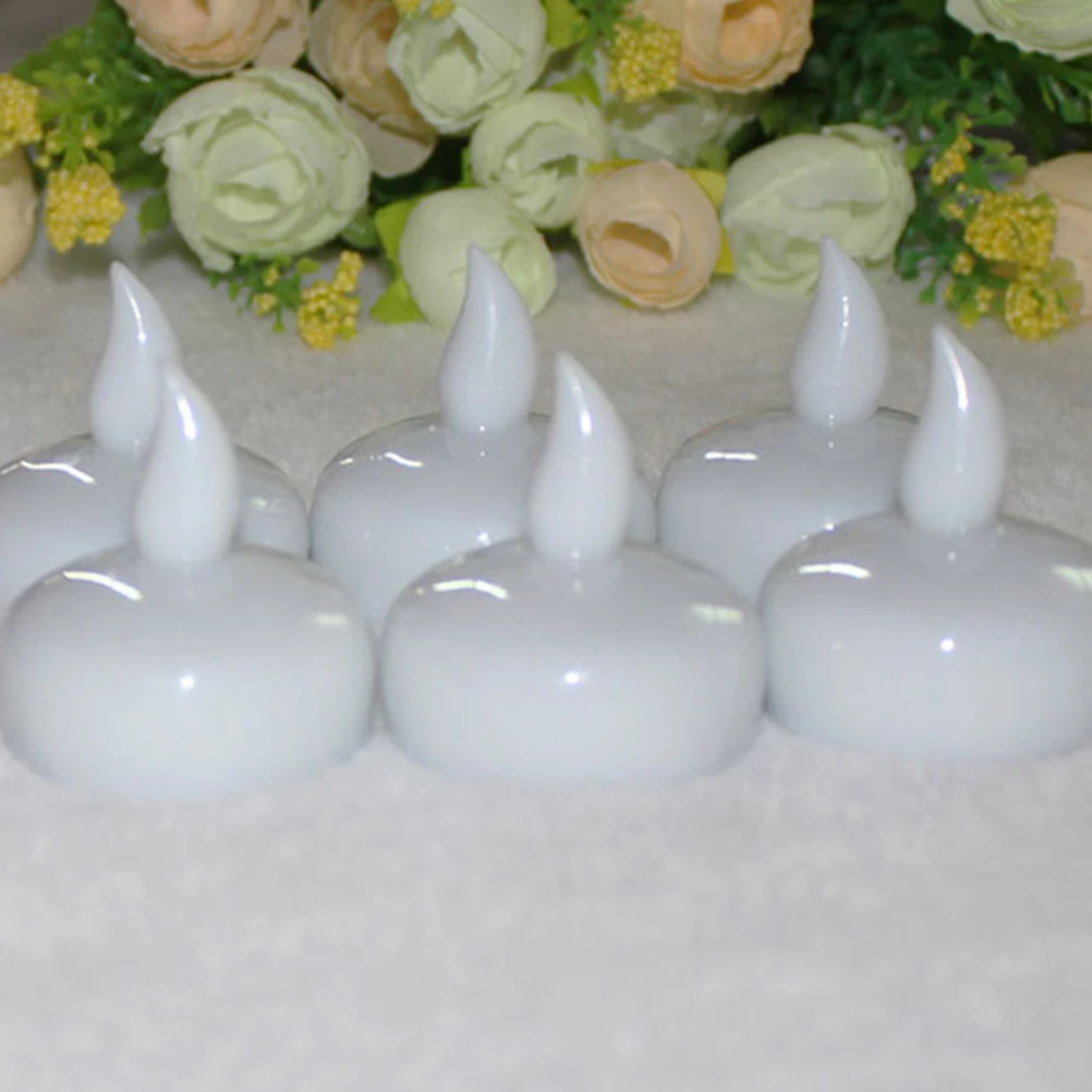 

12PCS Waterproof C Lights Floating Stylish les Lights Plastic Decorative Home Garden Party Pool Pond Wedding