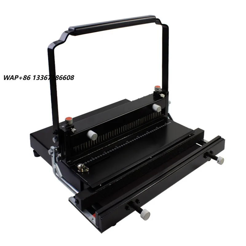 Manual Heavy-duty Wire Binding Machine 2:1 Punching 34 Hole Double Coil 3:1 Binding
