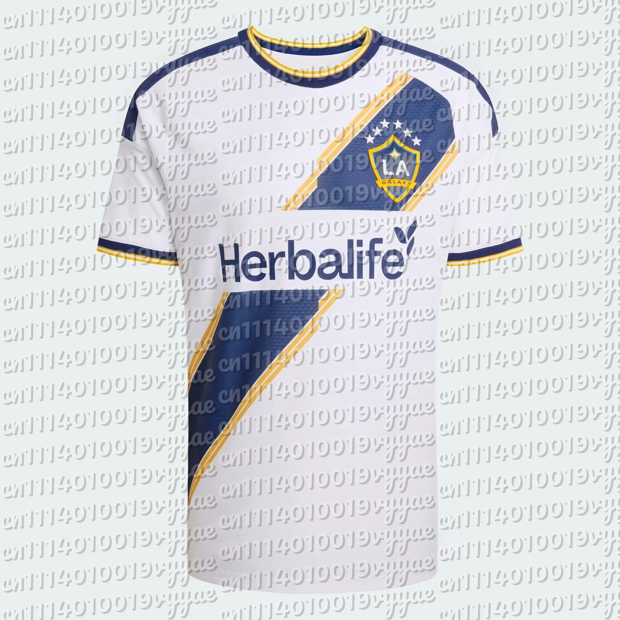 2026-27 LA Galaxy Style Familien-Fußballtrikots, Sommer-Freizeit-Kurzarm-T-Shirt, Fußballbekleidung für Herren, Damen und Kinder – Detail 1