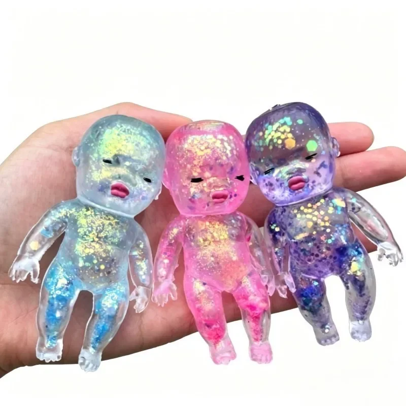 

Squishy Maltose Sugar Baby Squeeze Toy Kawaii Baby Stretchable Slow Rising Fidget Toy for Adults Stress Anxiety Relief Toy Gift