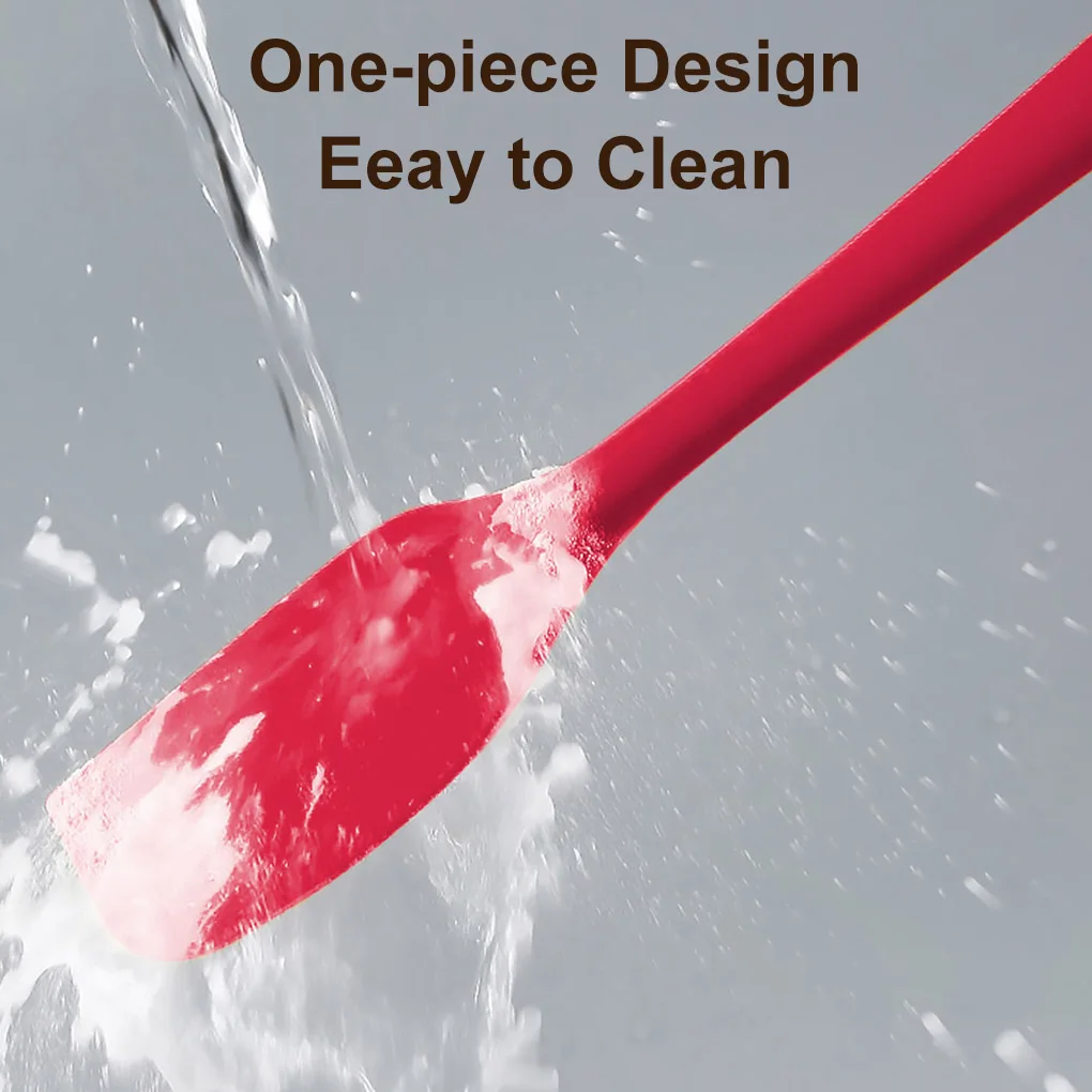 5/10/15/20PCS Random Color Silicone Spatulas Cream Spatula Cake Cream Scraper Baking Cake Tool Heat-resistant Seamless Scraper