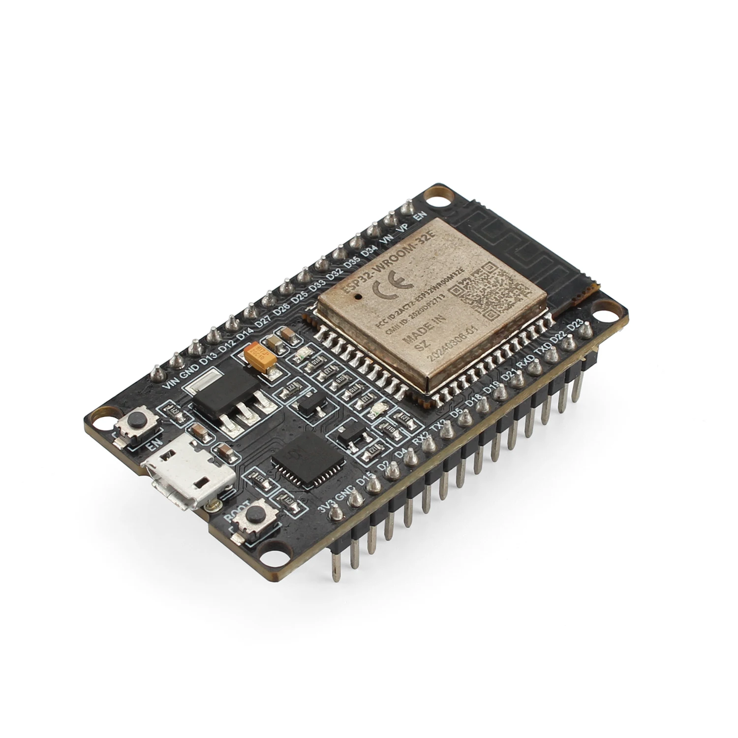 ESP32 bezprzewodowa płytka rozwojowa WiFi Bluetooth 802.11b/g/n 802.11n 2,4 GHz 150 Mb/s WMM natychmiastowy blok ACK ESP32-WROOM-32