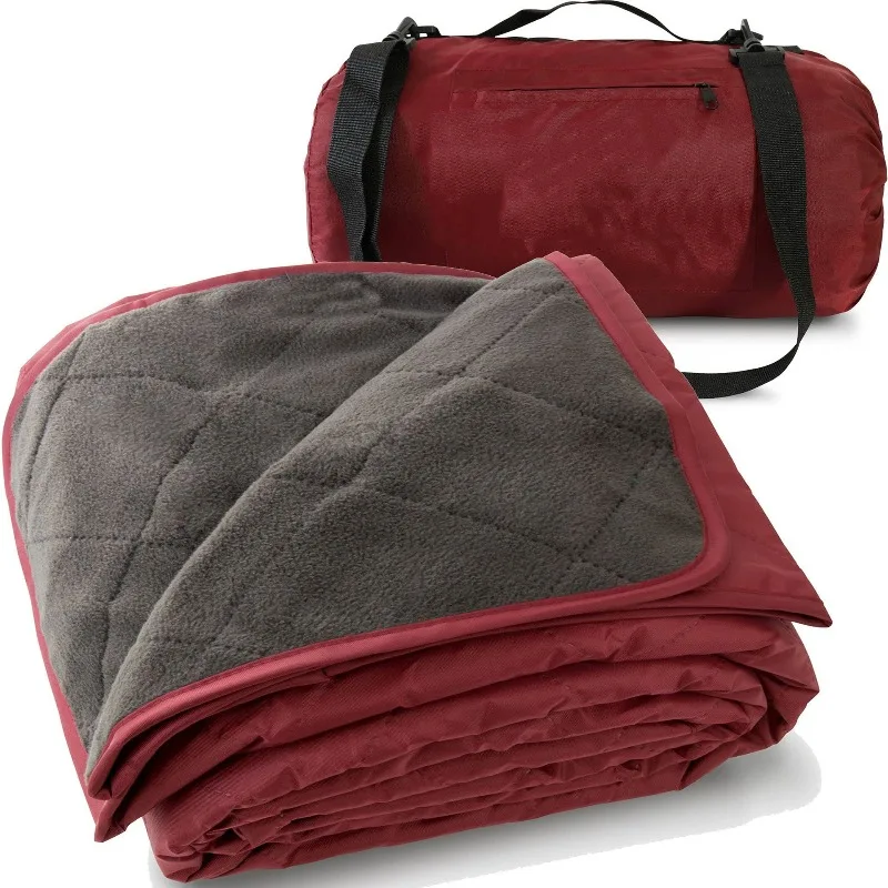 

Утолщенный водонепроницаемый коврик для кемпинга, флисовый влагостойкий теплый коврик для хранения, многофункциональный коврик для кемпинга на открытом воздухе