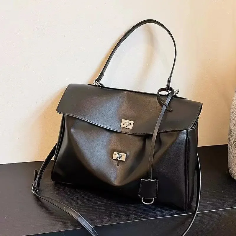 

Large Capacity Women's Bag Commuter Shoulder Crossbody Fashion PU Leather Tote Bag Gifts For Girls Holiday Present
