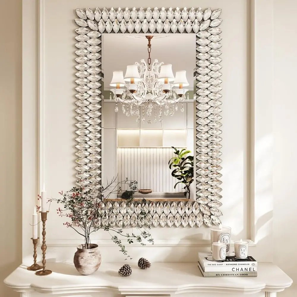 

Elegant 24x36 LED-Illuminated Vanity Mirror for Luxury Bathrooms and Living Spaces