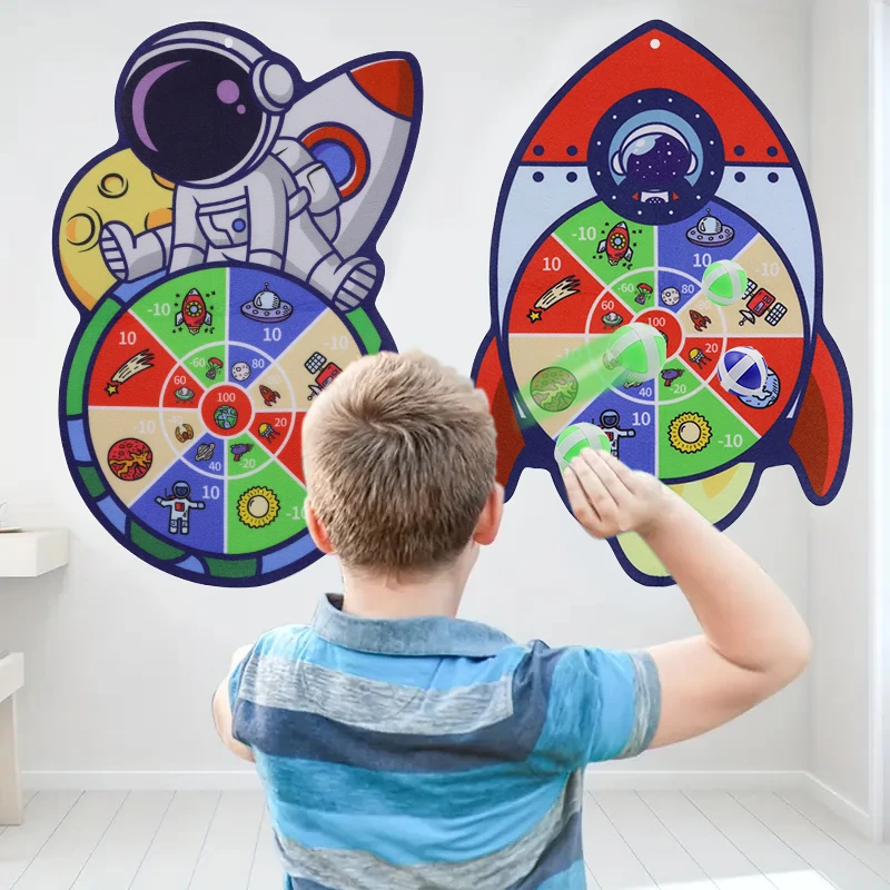 

Dart Plate Sticky Ball Throwing Set (2-pack) Cartoon style suitable for parent-child interaction, exercise hand eye coordination