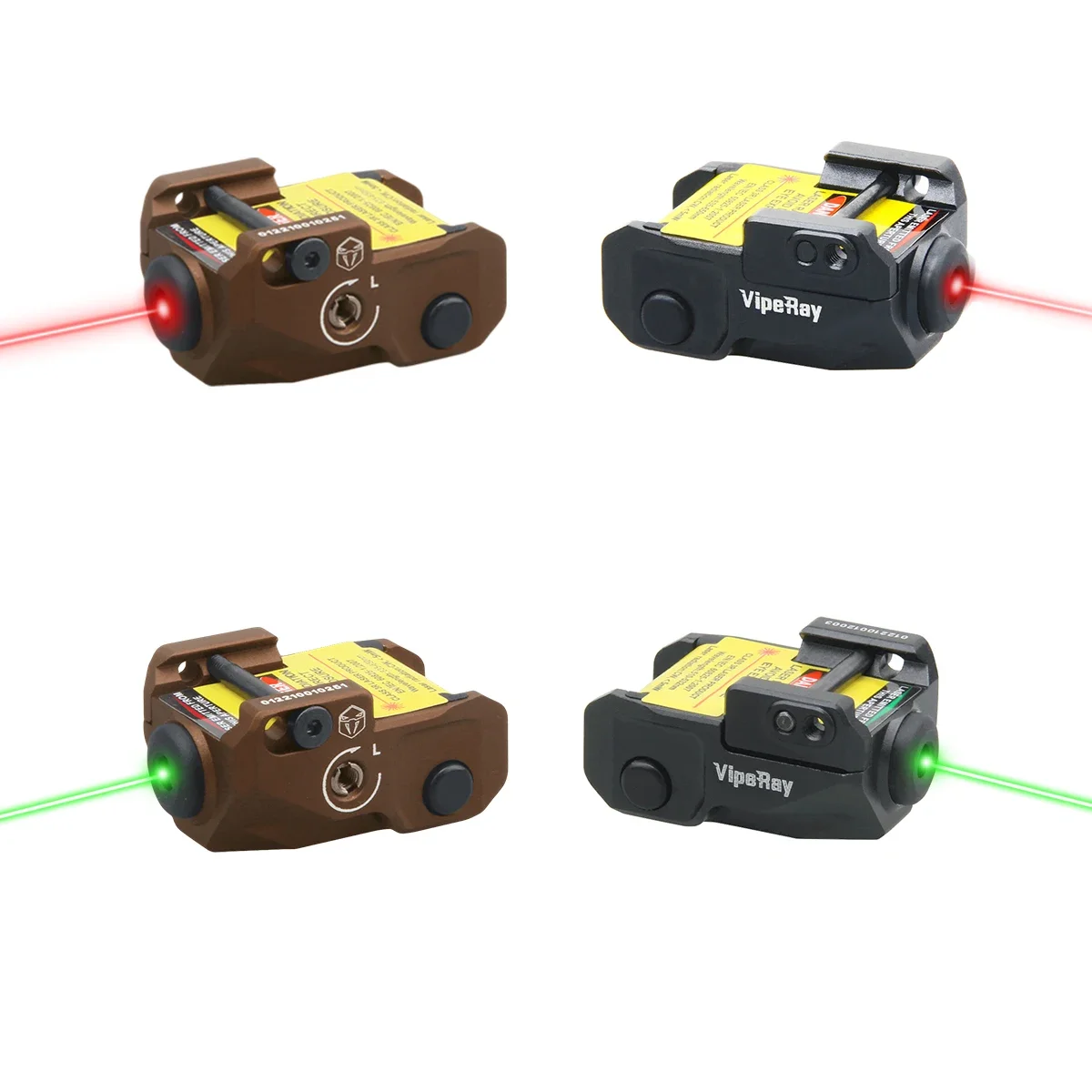 Mini Red&green Compact Pistol Laser Sight with Usb Rechargeable for Pistol Self-Defense Shooting