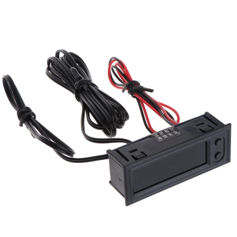 DIY Multifunction Clock Car Temperature Battery Voltmeter 12V