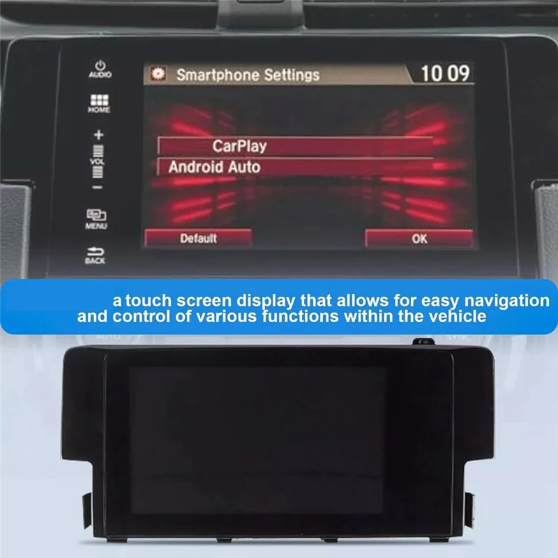 

L37A-для Honda Civic 2016-2018 автомобильный радиоприемник навигационный дисплей сенсорный экран 39710-TBA-A11 LHD