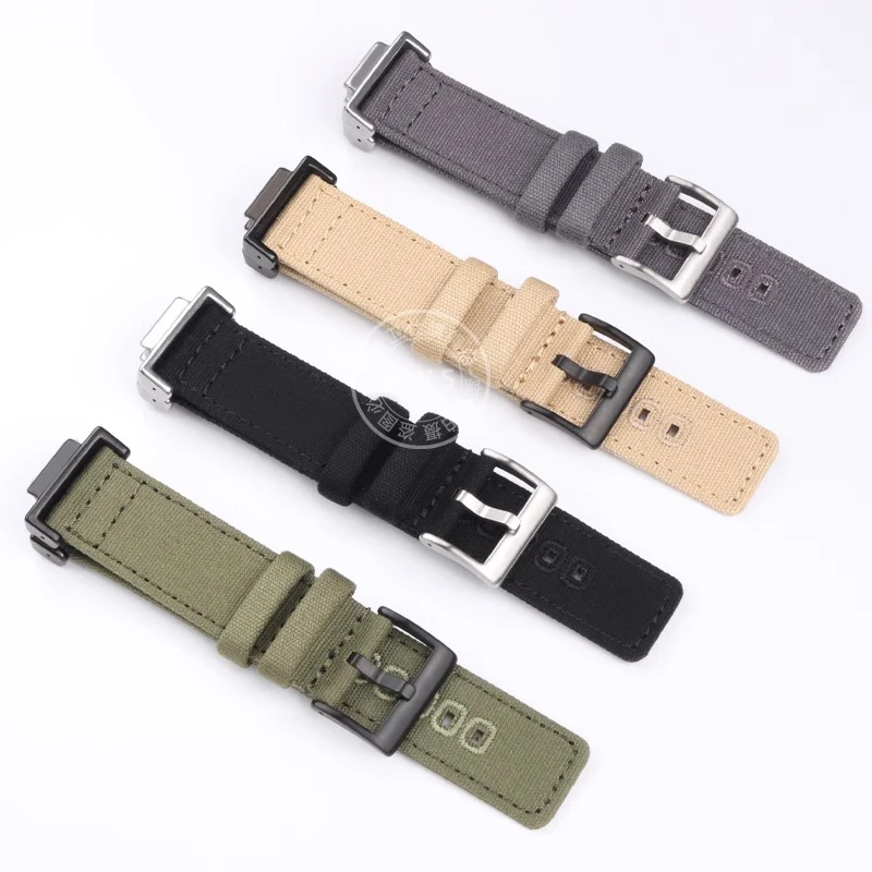 Modified nylon canvas watch strap For Casio G-SHOCK GA110/100/120 GM/GA2100 DW-5600 GW-B5600 GW-M5610 sports men‘s watchband