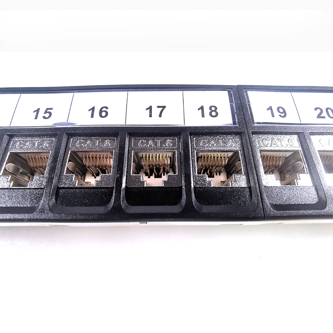 CNKL 24-Port CAT6 FTP  Panel Network RJ45 Adapter Keystone Jack Patch Panel Network Bracket Keystone Jack Patch panel