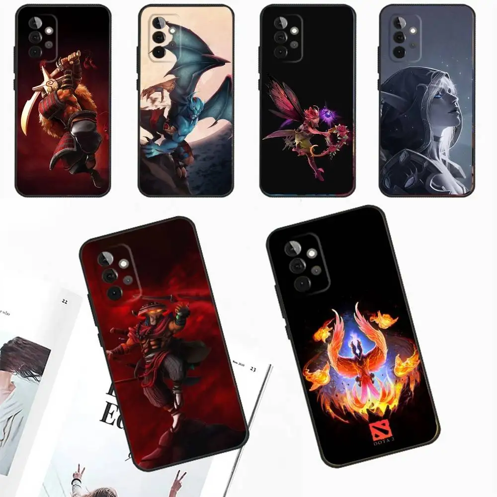 

Game D-Dota 2 Phone Case For Samsung Galaxy A13,A21s,A22,A31,A32,A52,A53,A71,A80,A91 Soft Black Phone Cover