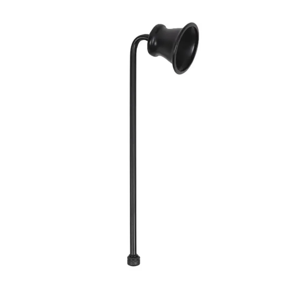 Luxury Bell-shape Candle Snuffer Gold/Black/Silver 18cm Handle Metal Wick Cover Home  Candle Snuffer