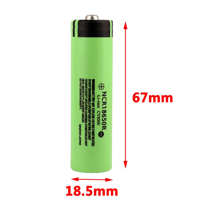 JOUYM 18650 3.7V 2000MAh Li-ion Sạc 18650 Pin Lithium Thích Hợp Cho Đèn Pin