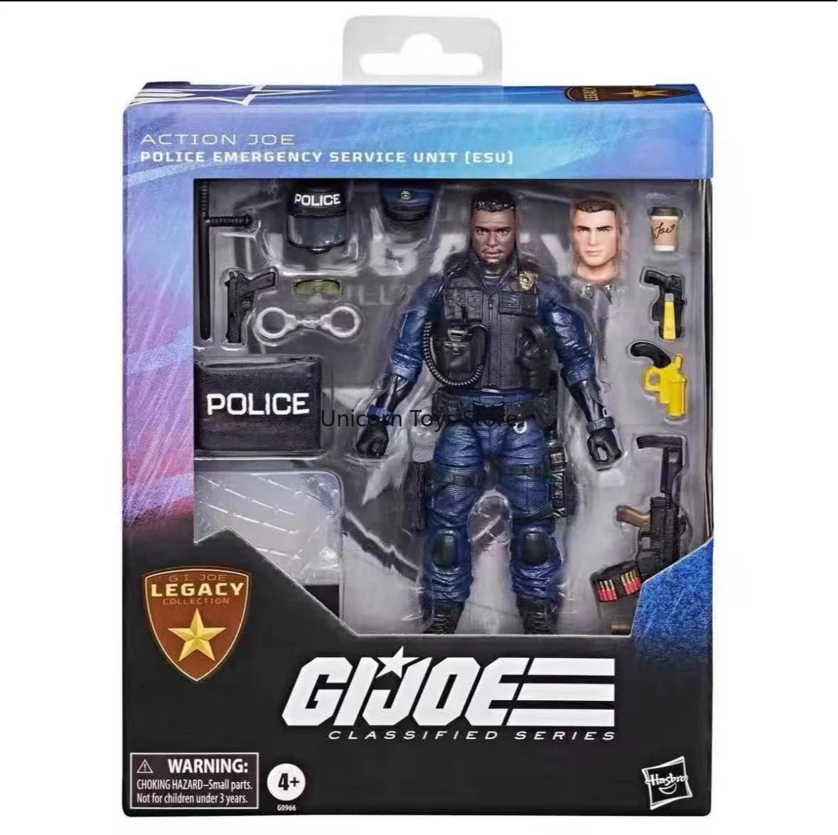 

В наличии 6-дюймовая фигурка Hasbro ESU Police SWAT Team (версия Гонконга)