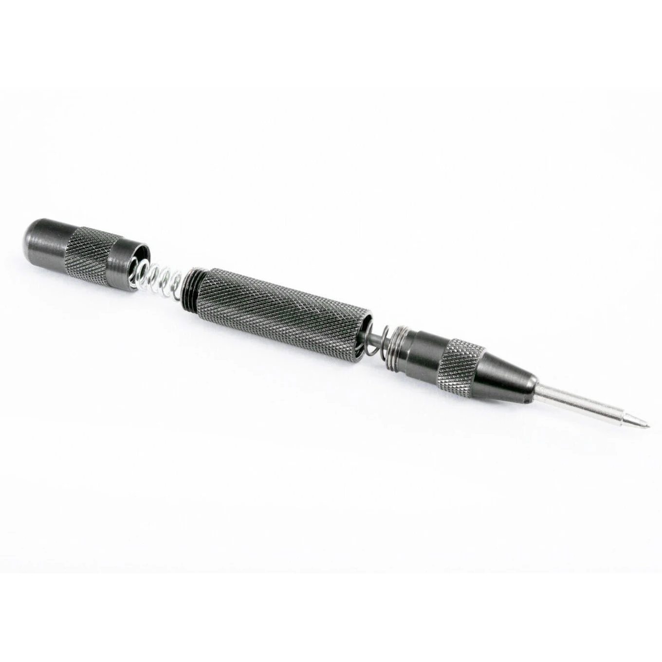 AB51 조정 가능한 스프링 압력 헤비 듀티 자동 센터 펀치 스프링 장착 금속 목재 덴트 마커 1Pc