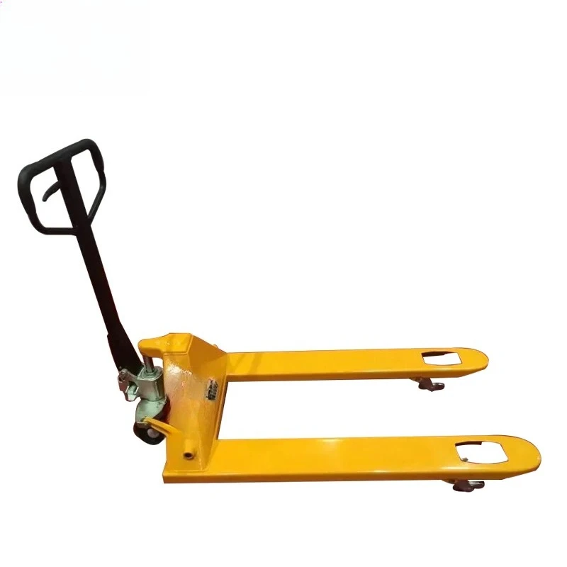 

Manual pallet truck, manual long stacking pallet truck with scale