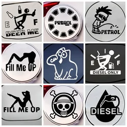 Car Decor Motorcycle Decals Fuel Tank Cap StickersDecorative Accessories Creative Sunscreen Waterproof PVC.