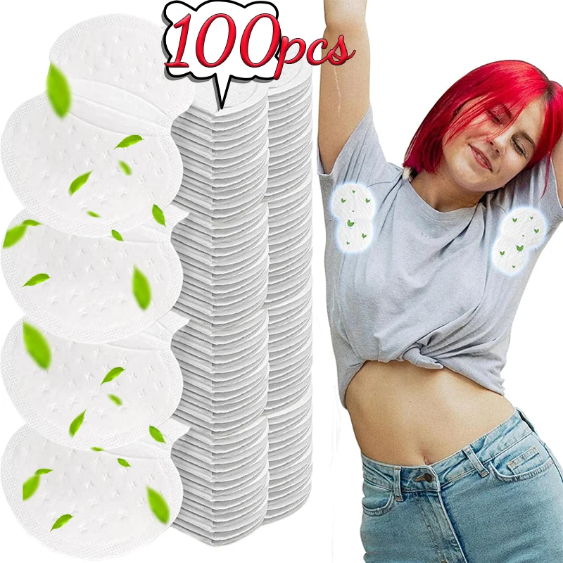 10-100pcs Unisex Sweat Pads Summer Deodorants Underarm Anti Perspiration Sweat Pads Disposable Armpit Absorb Useful Shield Pads