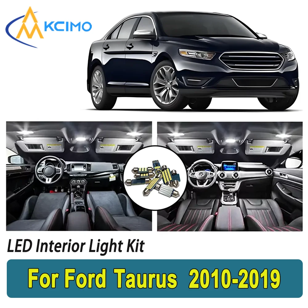 

New Light Bulb For Ford Taurus (2010-2019) Premium Bright LED Interior Dome Map Trunk Light Kit Car Led Lamps Canbus Car LED