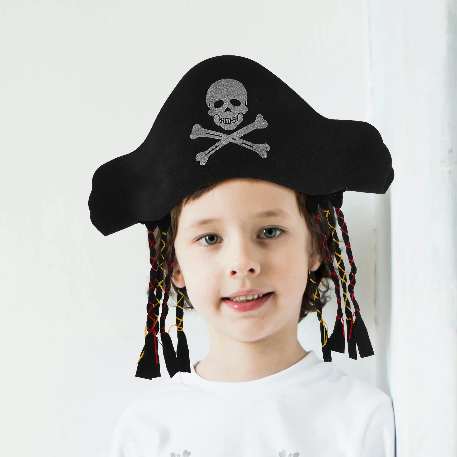 1pc Geflochtene Eva Einstellbar Für Erwachsene Halloween Karneval Party Kostüm Zubehör Piraten Hut Frauen Männer Piraten Zubehör