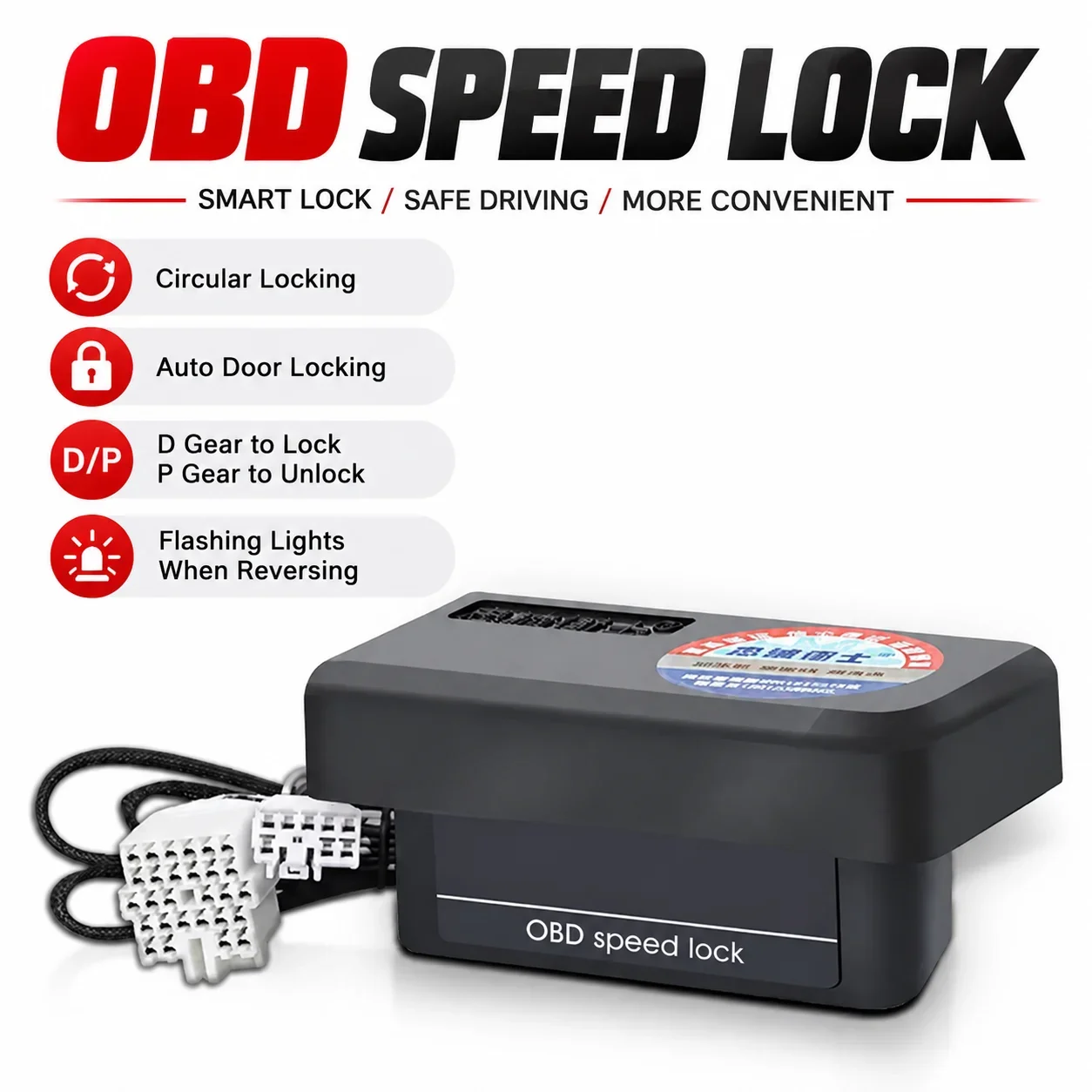 OBD Speed Lock Auto Door Lock Module for Subaru Forester XV 2012-2017 D Gear Lock P Gear Unlock Flashing Light