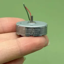Mabuchi RF-356CA-10250 Mini 24mm Round Thin Motor DC 3V~6V 5.9V Micro Solar Power Motor DIY Toy Fan Hobby Car AV CD DVD Player